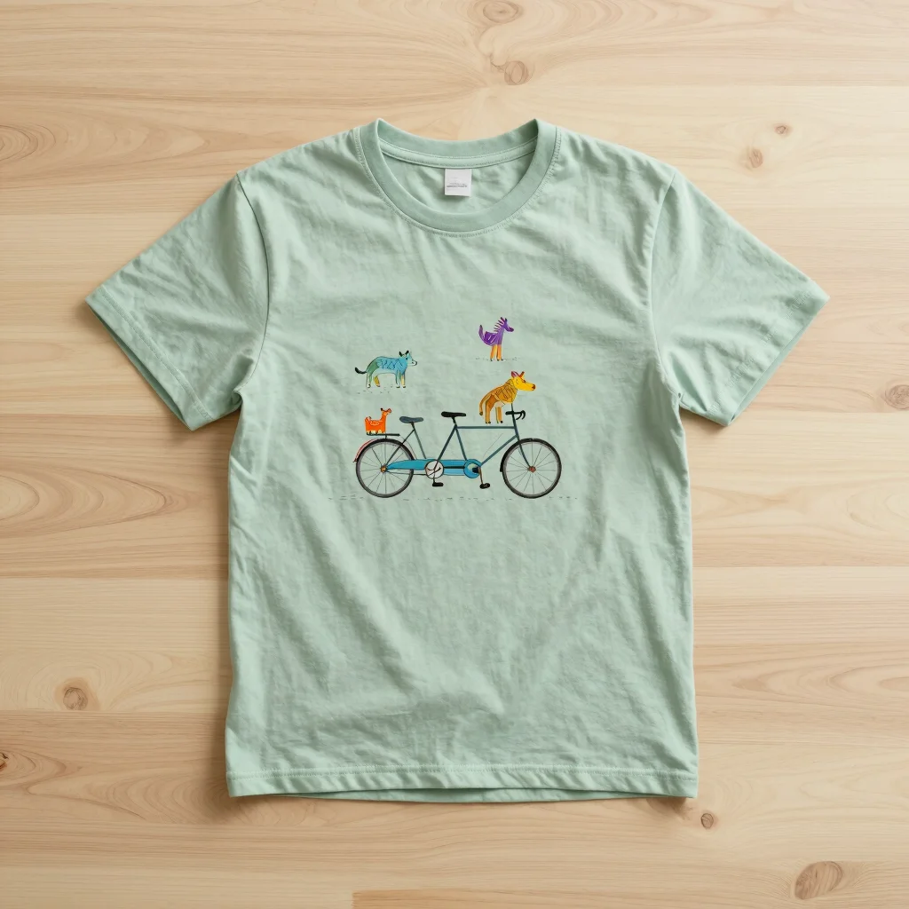 Velocipede Venner T-skjorte